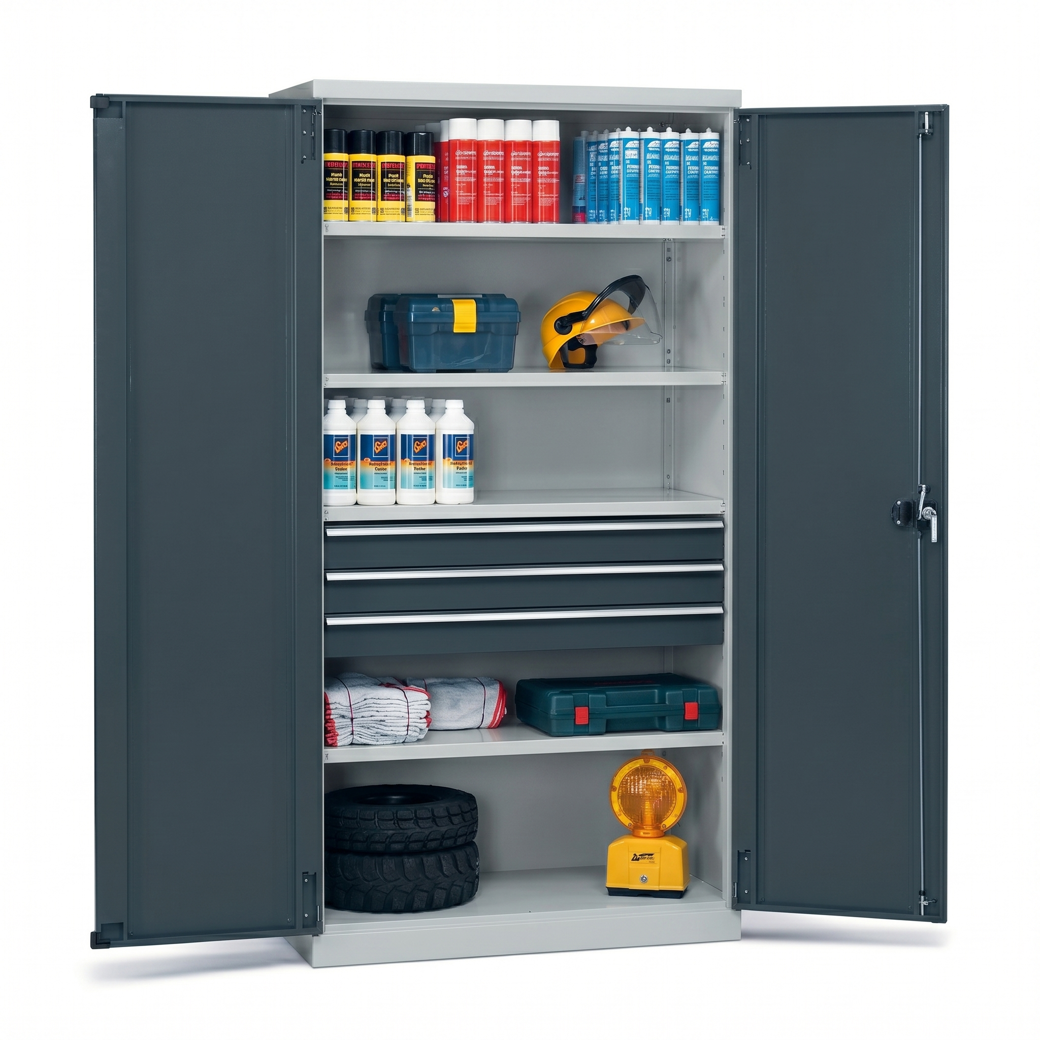 Hinged Door Drawers Cabinet