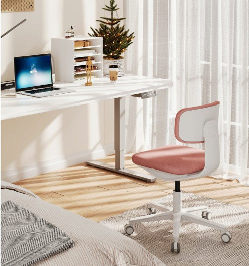Blue Medical-Grade Leather Lab Chairs - Model KP