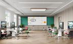 Blue Medical-Grade Leather Lab Chairs - Model KP