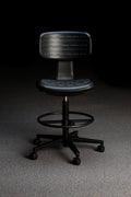 Black Polyurethane Lab Chair - Model LP