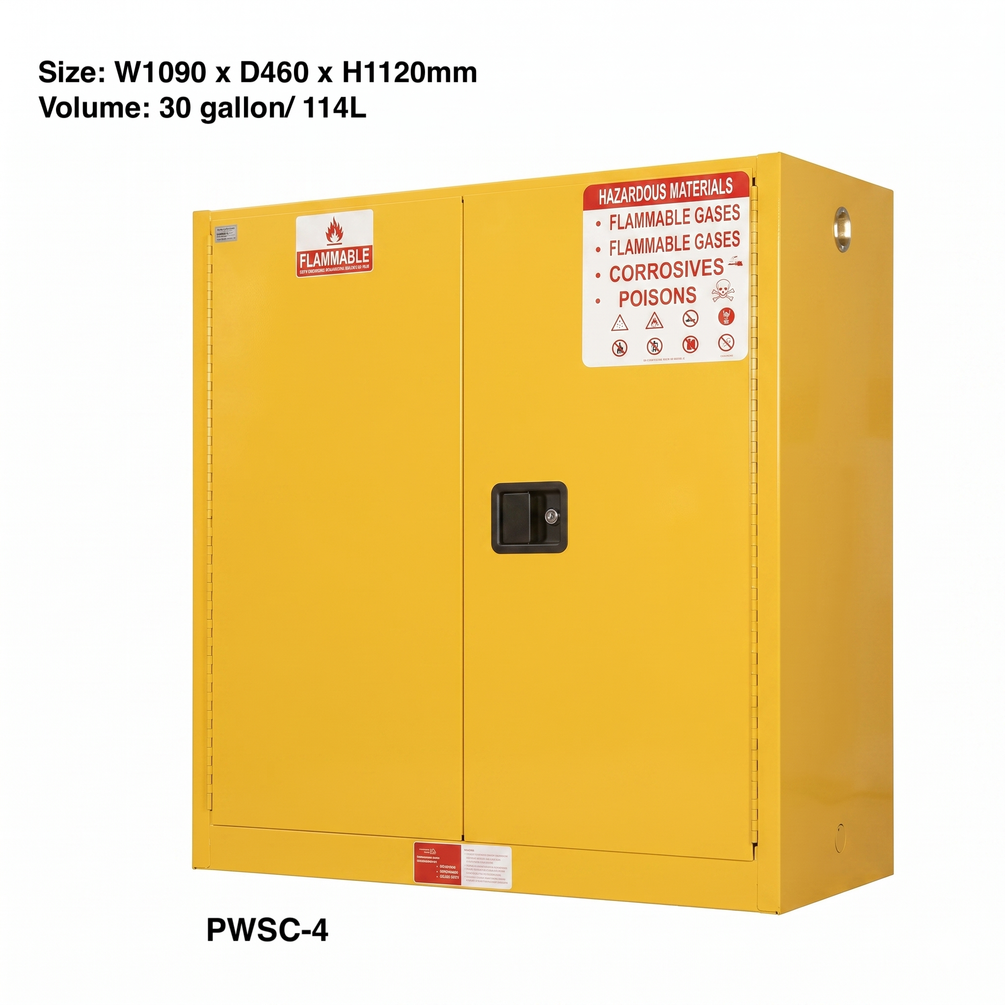 Flammable Storage Cabinet for Safe Chemical Storage