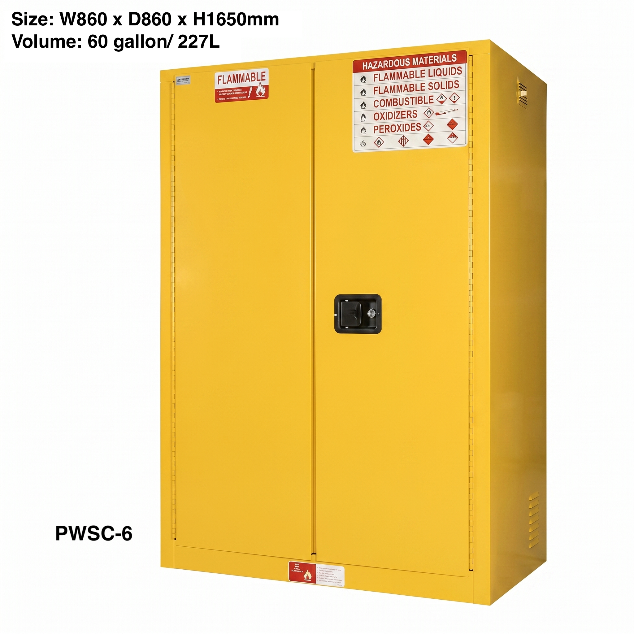 Flammable Storage Cabinet for Safe Chemical Storage