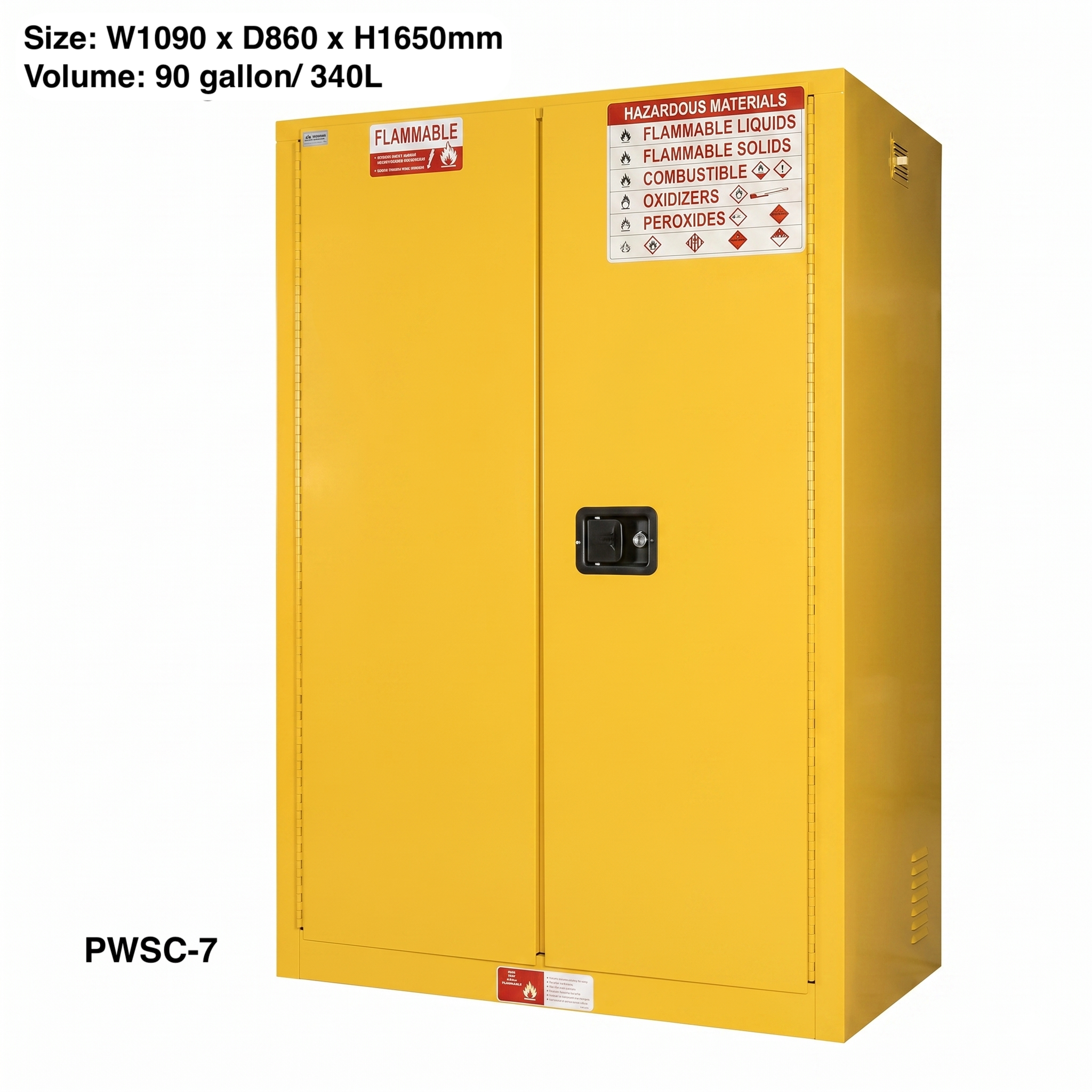 Flammable Storage Cabinet for Safe Chemical Storage