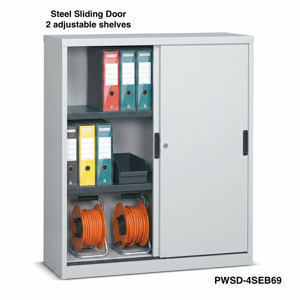Sliding Door Storage Cabinet
