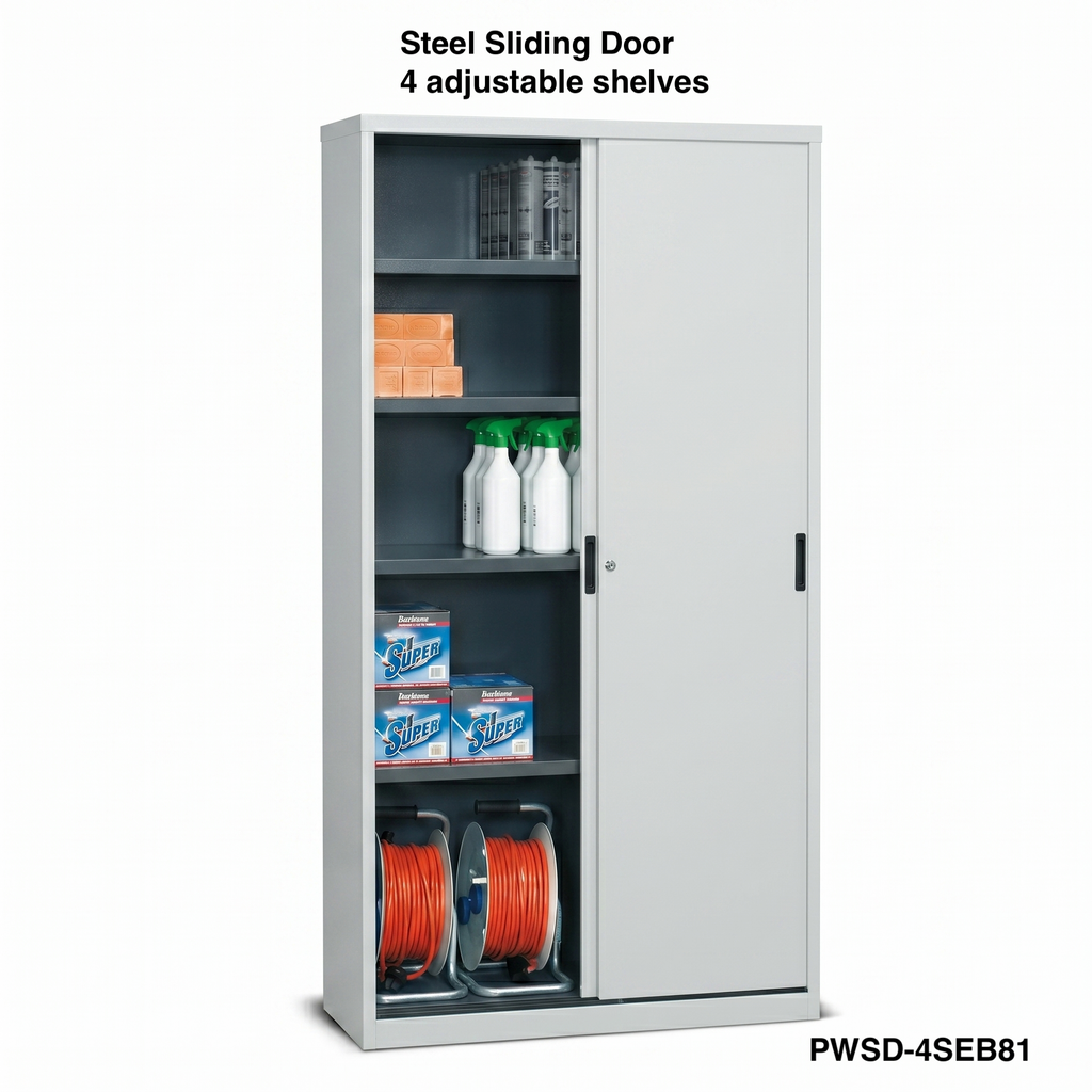 Sliding Door Storage Cabinet