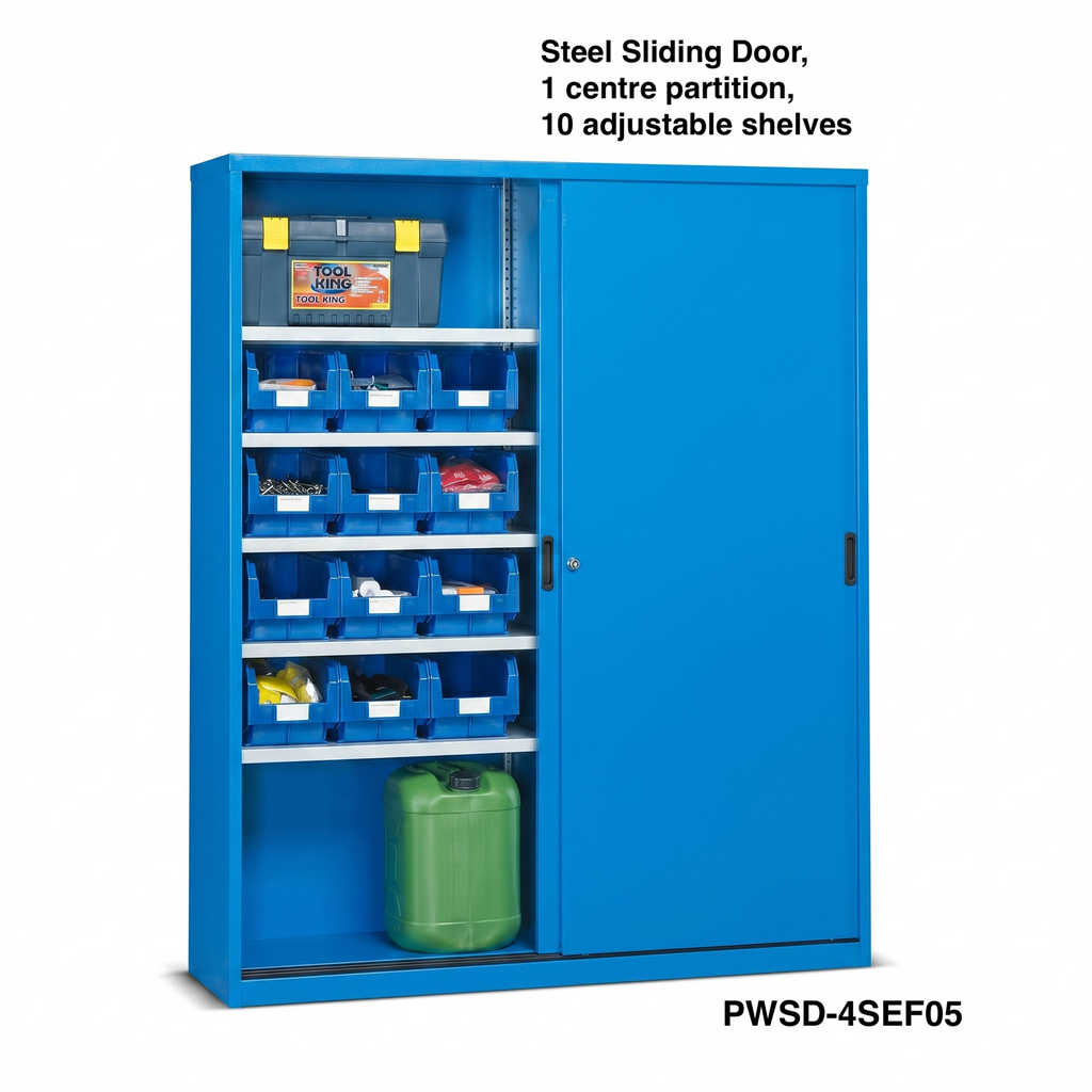 Sliding Door Storage Cabinet